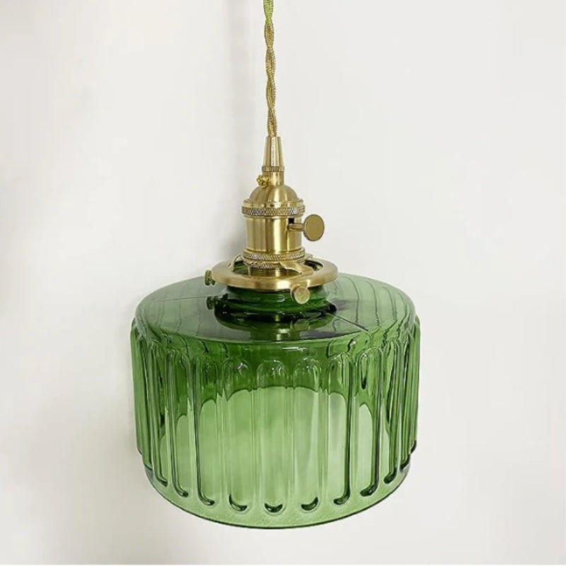 Lucentra | Elegant Ribbed Glass Pendant Light for Warm Ambience 5