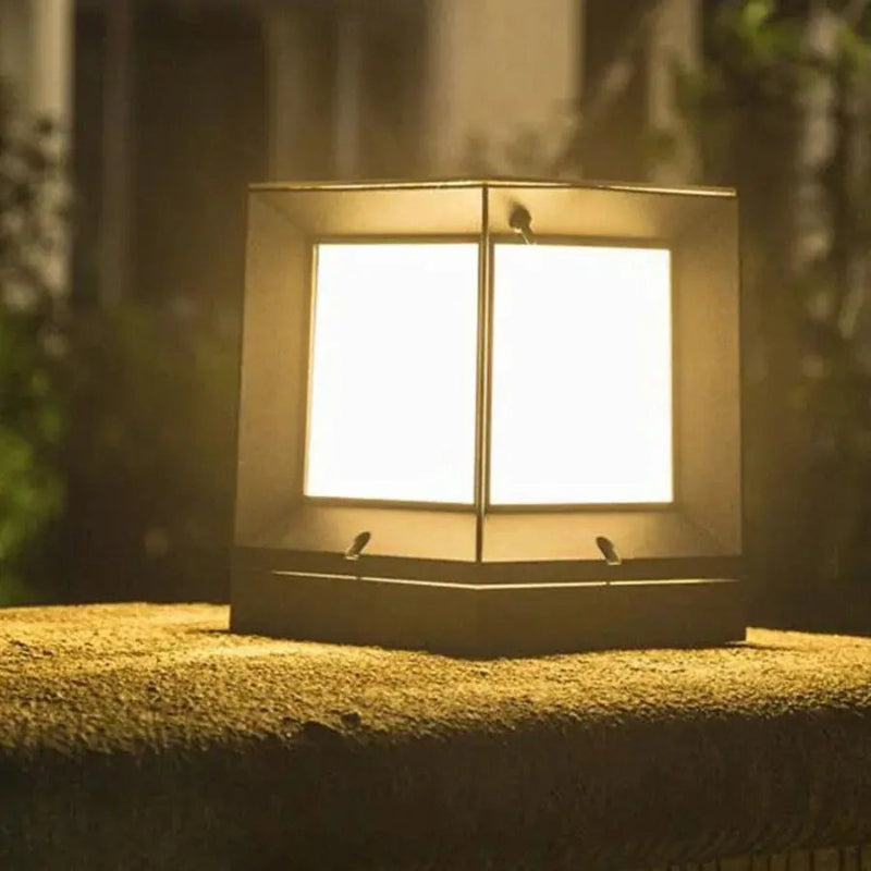 Lucentra | Luma Outdoor Cube LED Lamp for Modern Garden Lighting