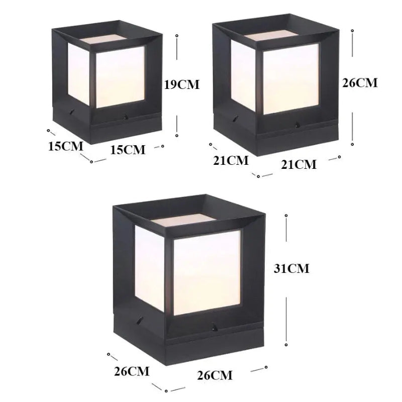 Lucentra | Luma Outdoor Cube LED Lamp for Modern Garden Lighting