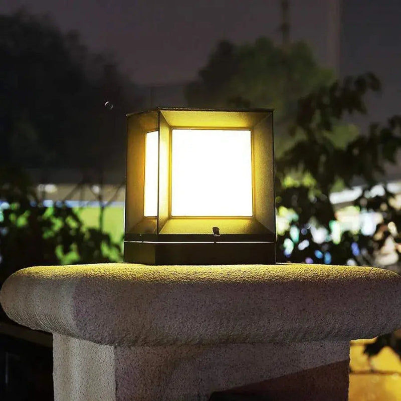 Lucentra | Luma Outdoor Cube LED Lamp for Modern Garden Lighting