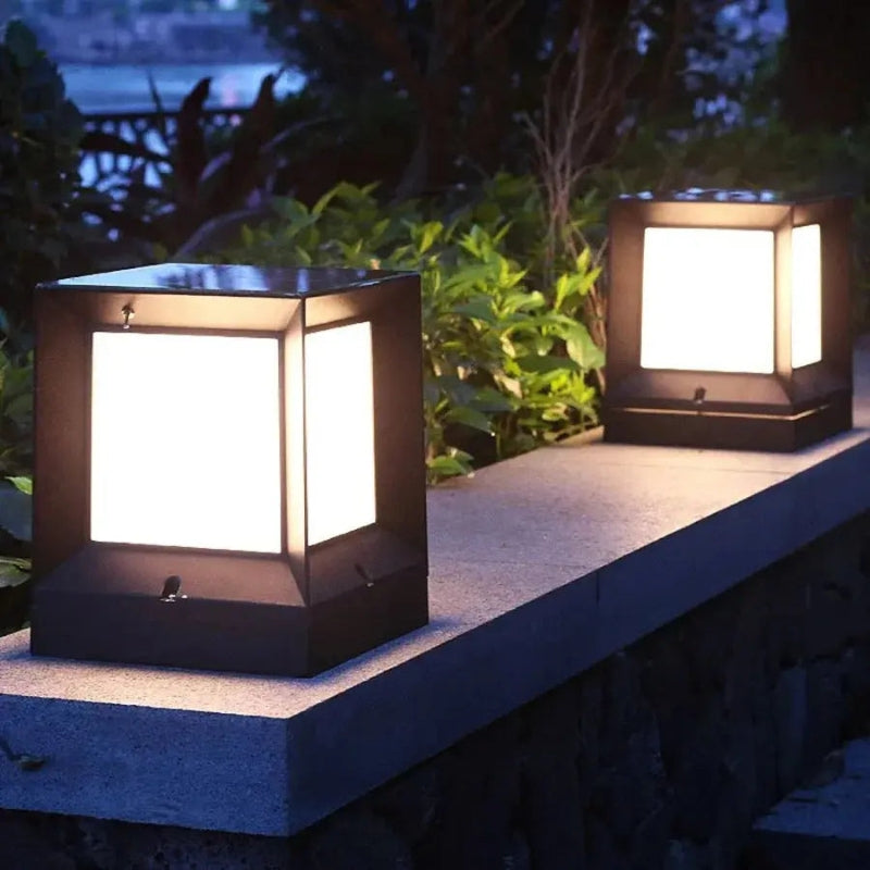 Lucentra | Luma Outdoor Cube LED Lamp for Modern Garden Lighting