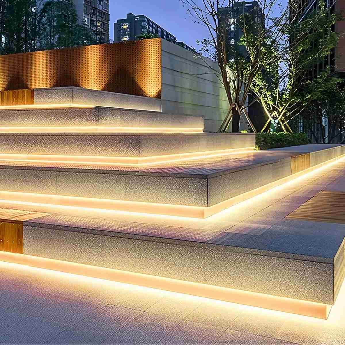 Luma Outdoor LED Rope Light Fixtures with Waterproof Design for Garden Lighting 1