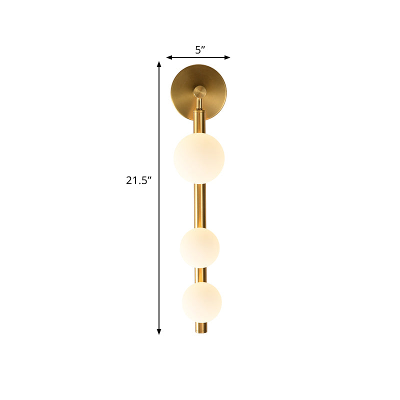 Luma Wall Sconce Lighting with Three-Head Design in Gold Finish for Modern Spaces 1
