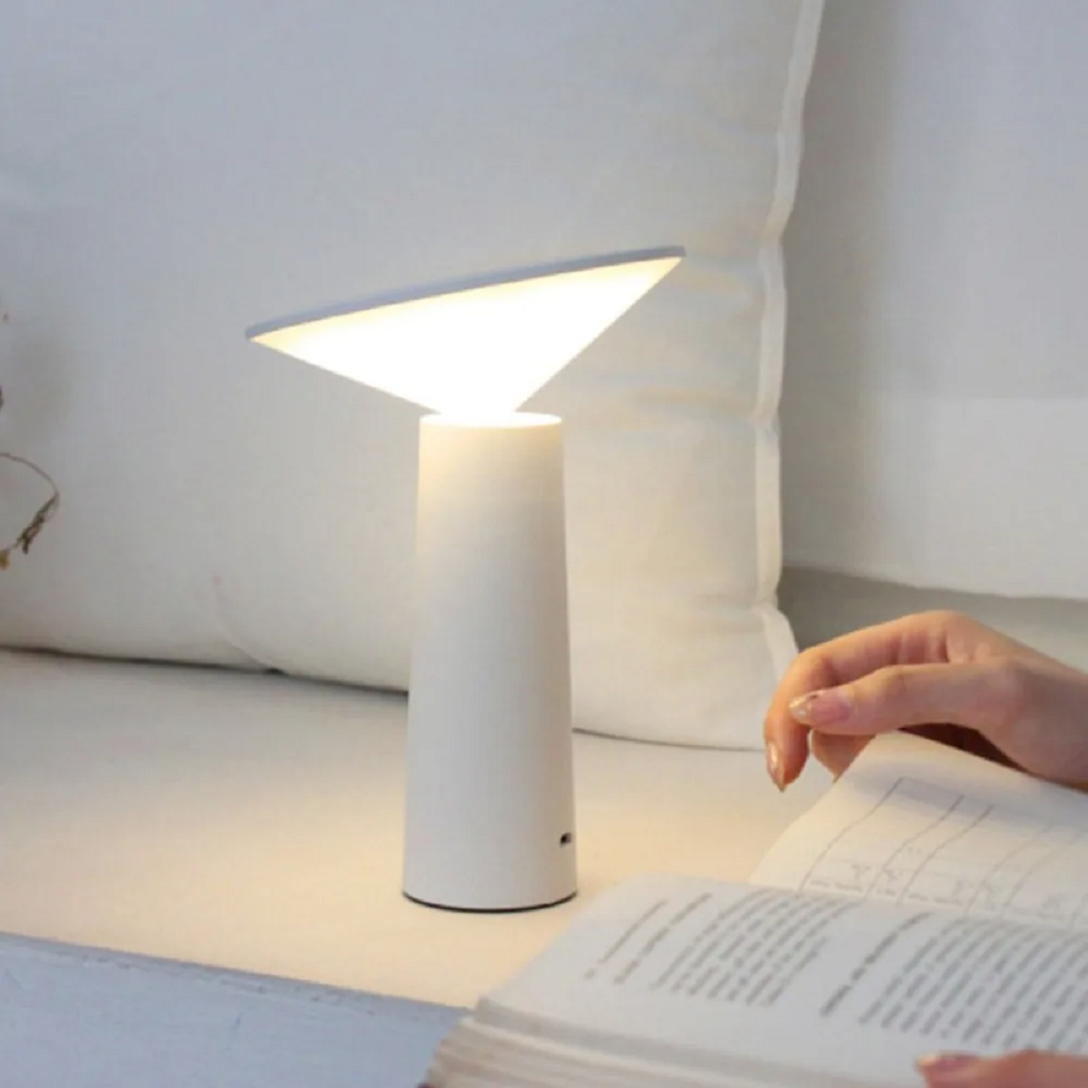 LuminaraGlow | Sleek Adjustable Rechargeable Table Lamp with USB Charging 1