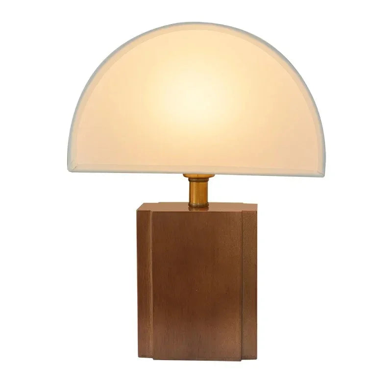 LuminaraWood | Elegant Retro Wooden Table Lamp for Bedroom or Desk 3