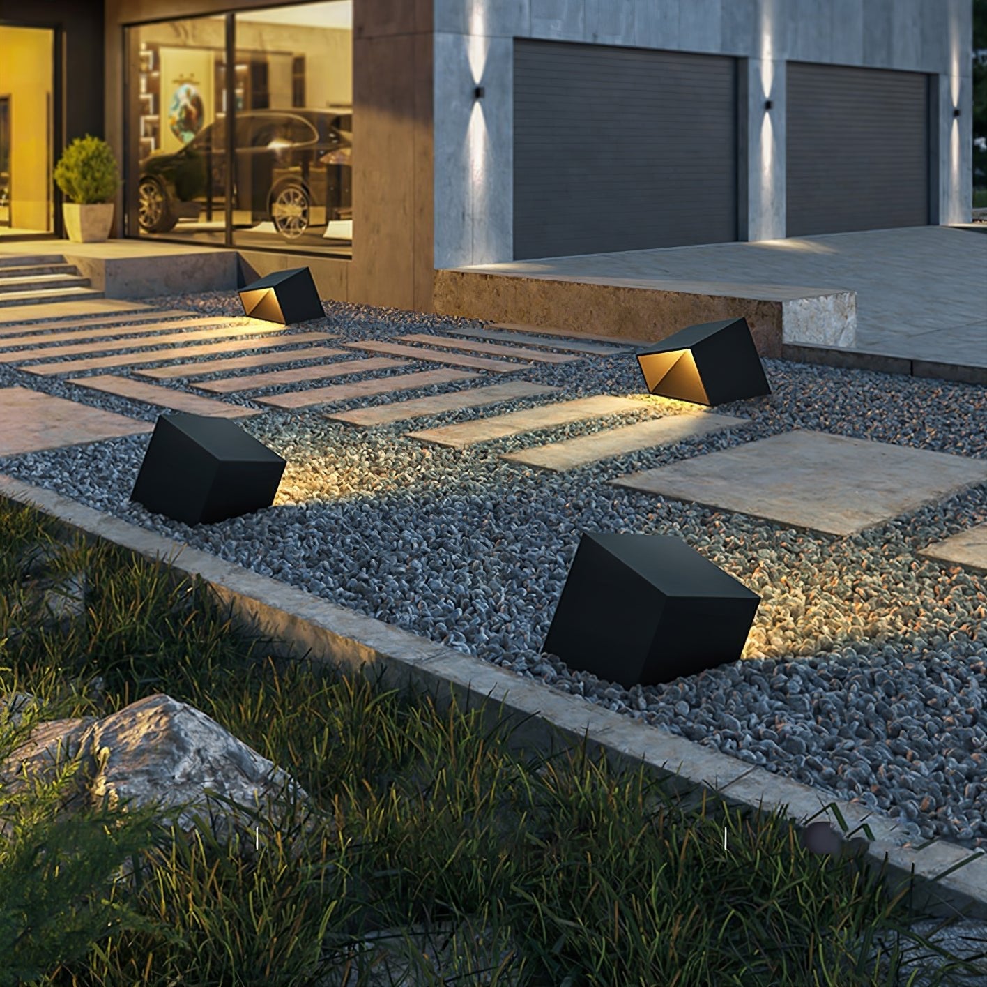 Luminara | Elegant Compact Solar Outdoor Garden Light with Remote Control 2