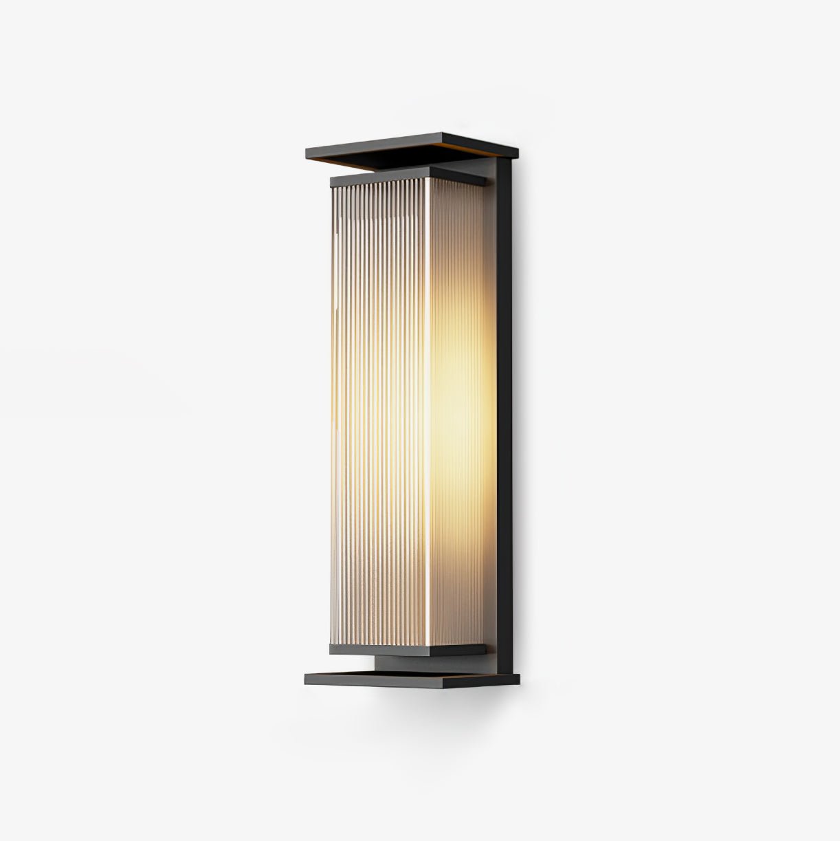 Luminara | Modern Durable Solar Outdoor Wall Lantern with Remote Control 1