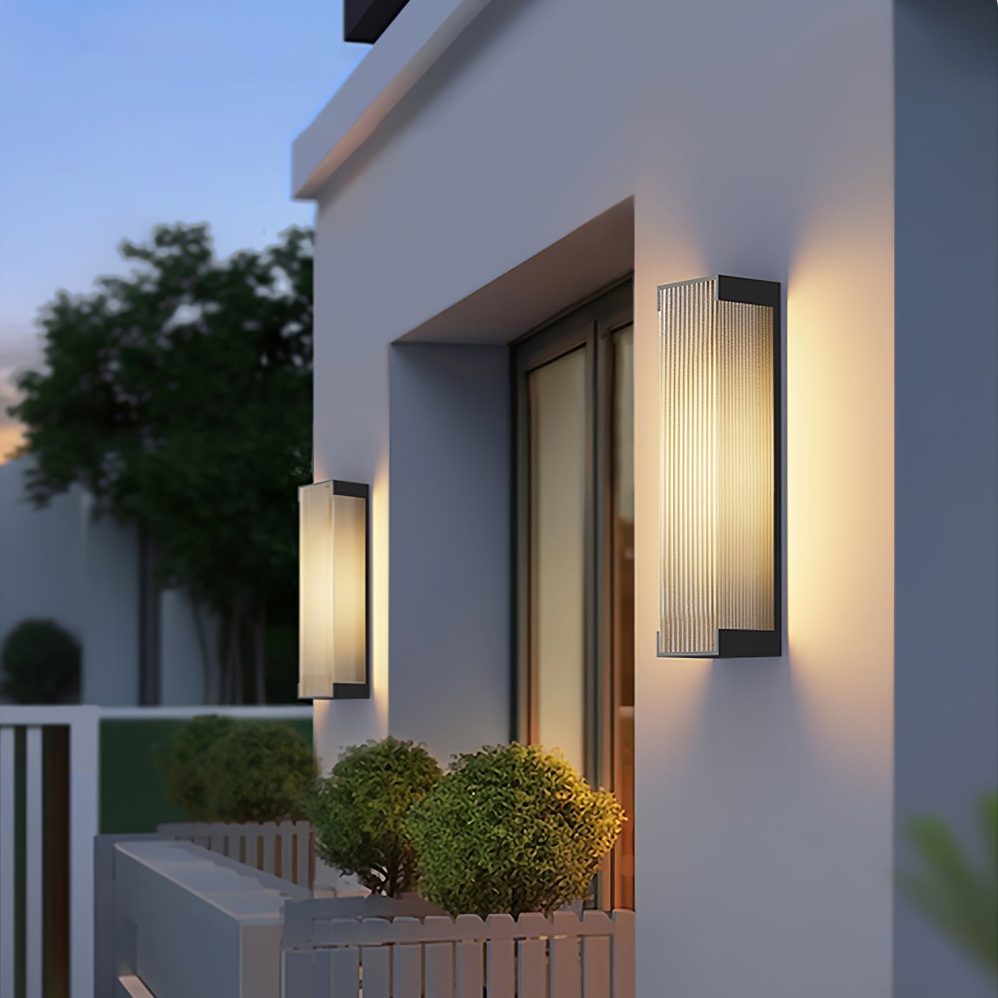 Luminara | Modern Elegant Solar Outdoor Wall Lantern Light Fixture 4