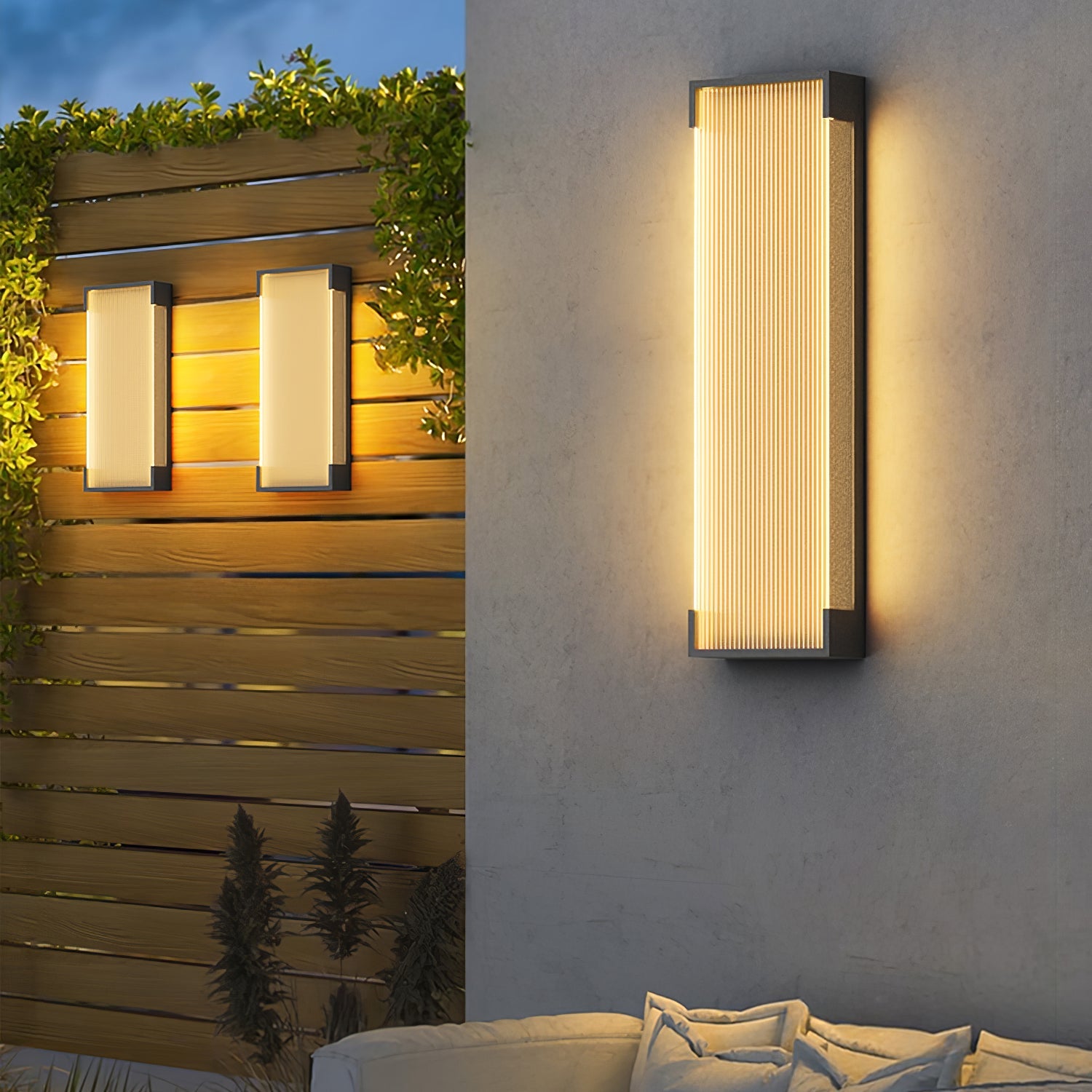 Luminara | Modern Sleek Outdoor Wall Light Fixture for Garden and Patio 5