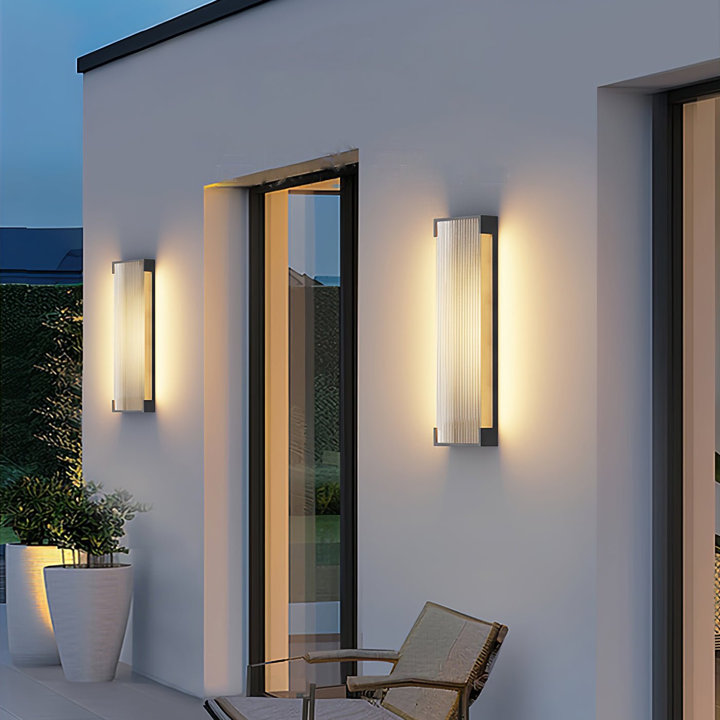 Luminara | Modern Sleek Outdoor Wall Light Fixture for Garden and Patio 7