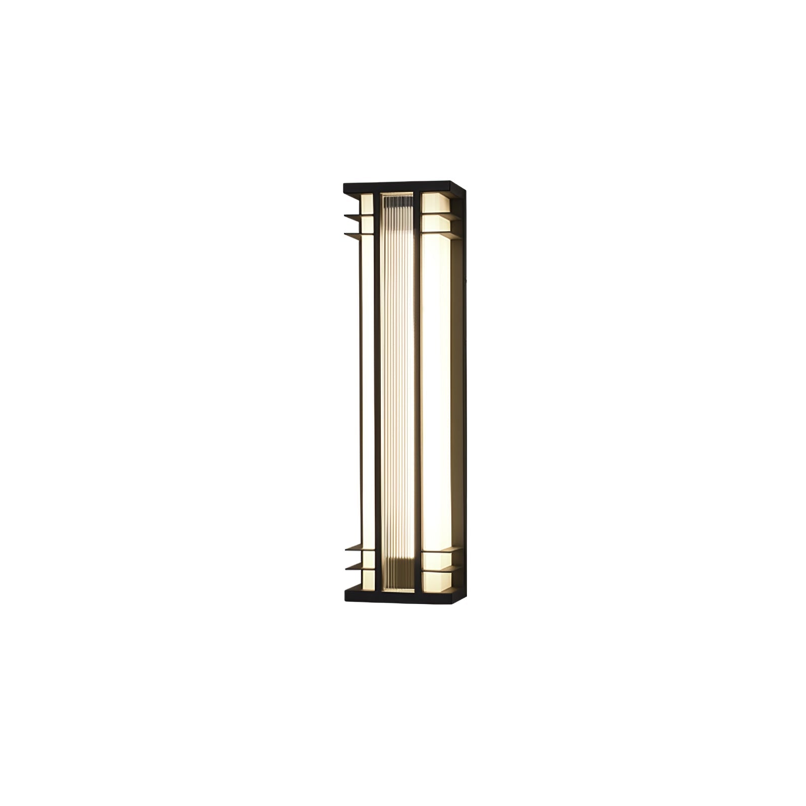 Luminara | Modern Sleek Stainless Steel Outdoor Wall Lamp 0