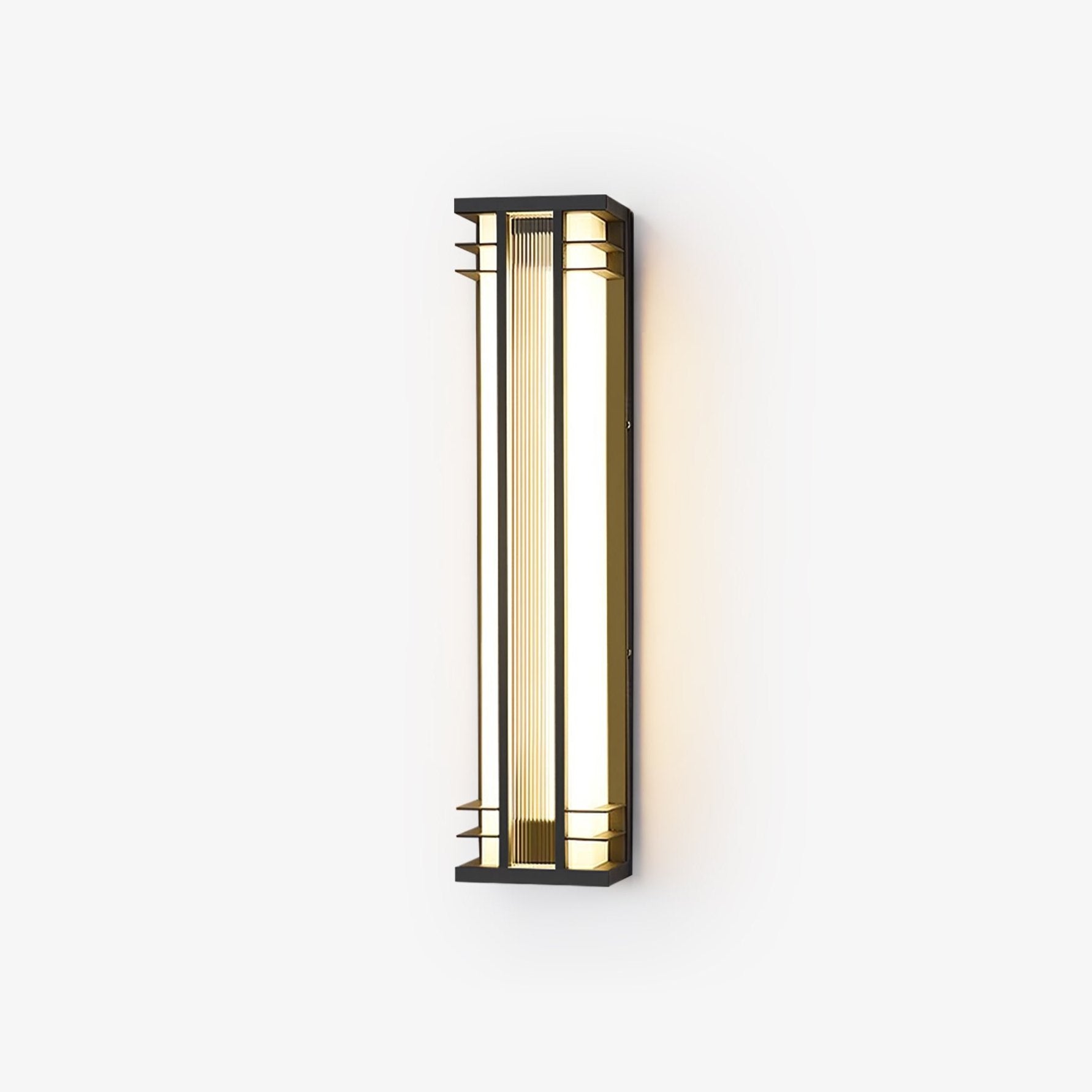 Luminara | Modern Sleek Stainless Steel Outdoor Wall Lamp 1