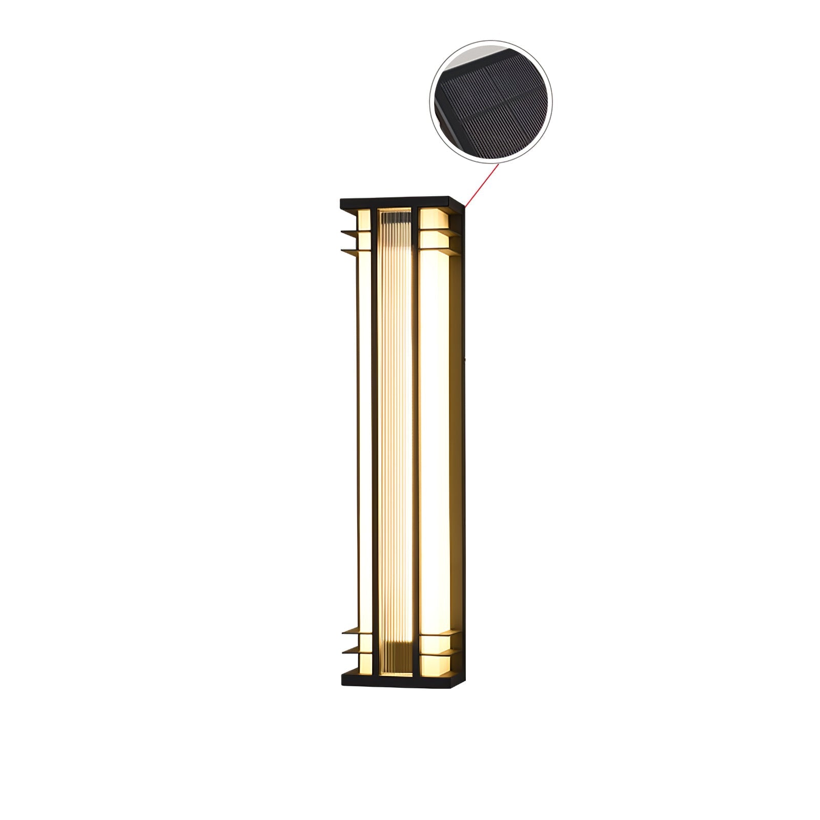 Luminara | Modern Sleek Stainless Steel Outdoor Wall Lamp 12