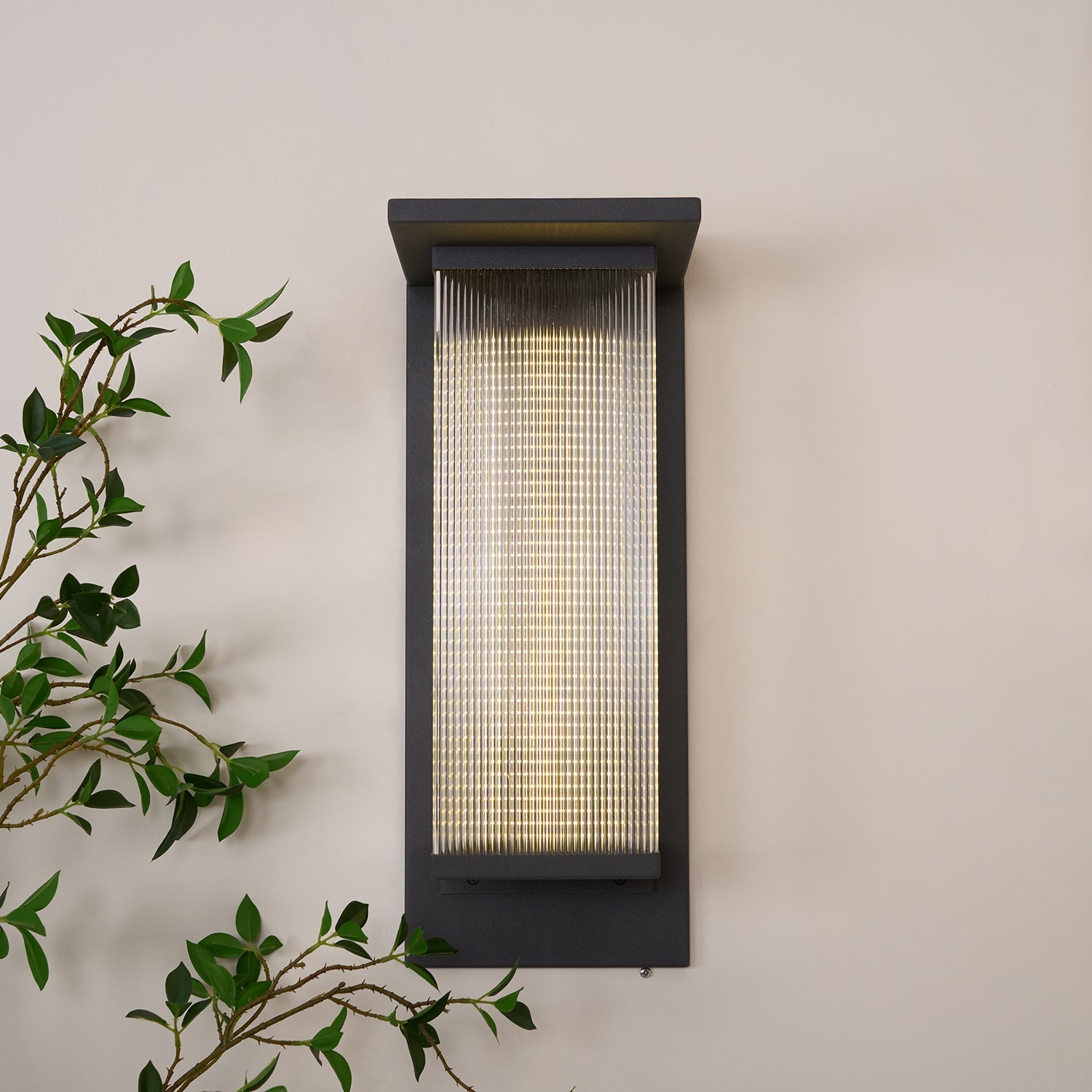 Luminara | Modern Solar Outdoor Wall Lamp with Remote Control 3