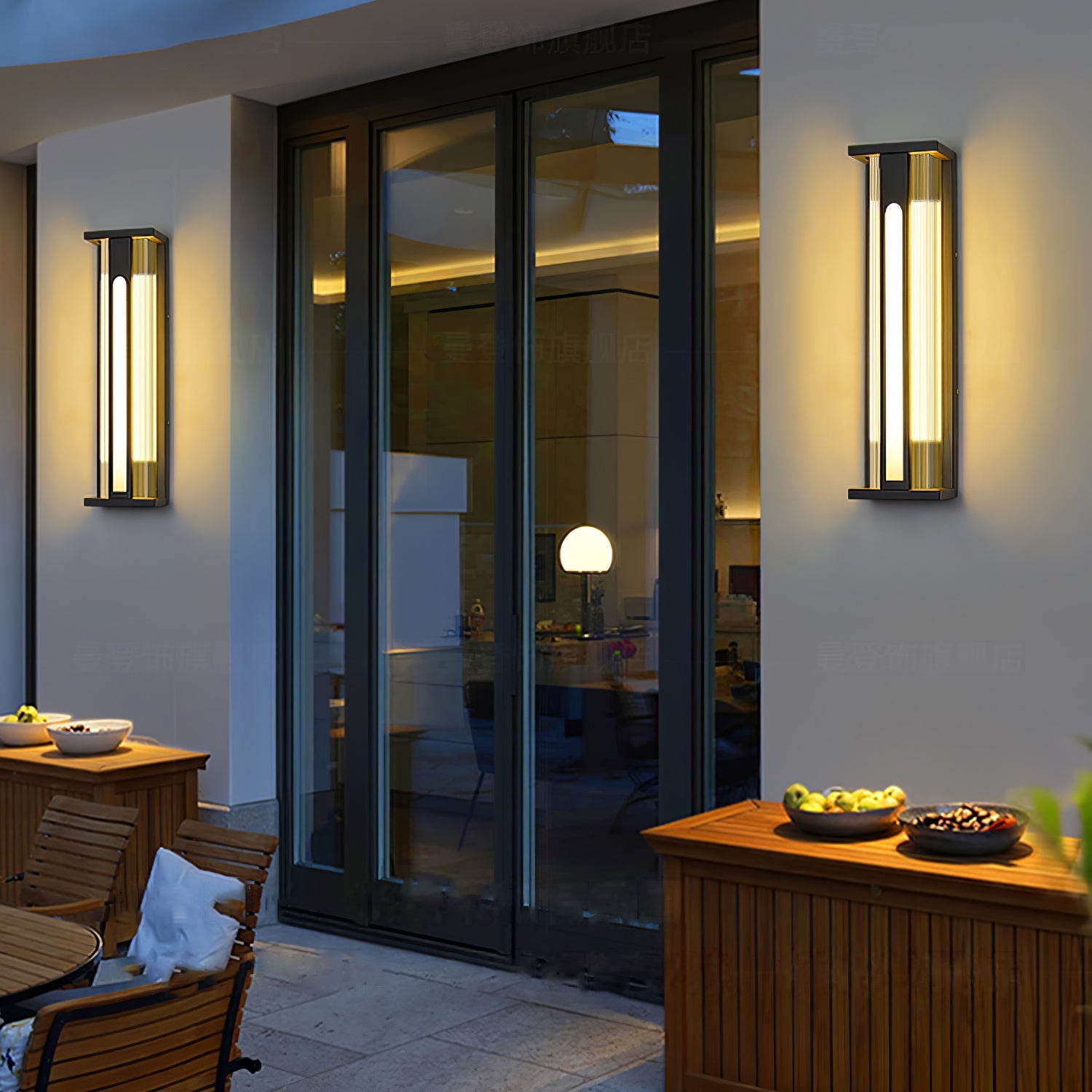 Luminara | Modern Weather-Resistant Outdoor Wall Lantern Light 3