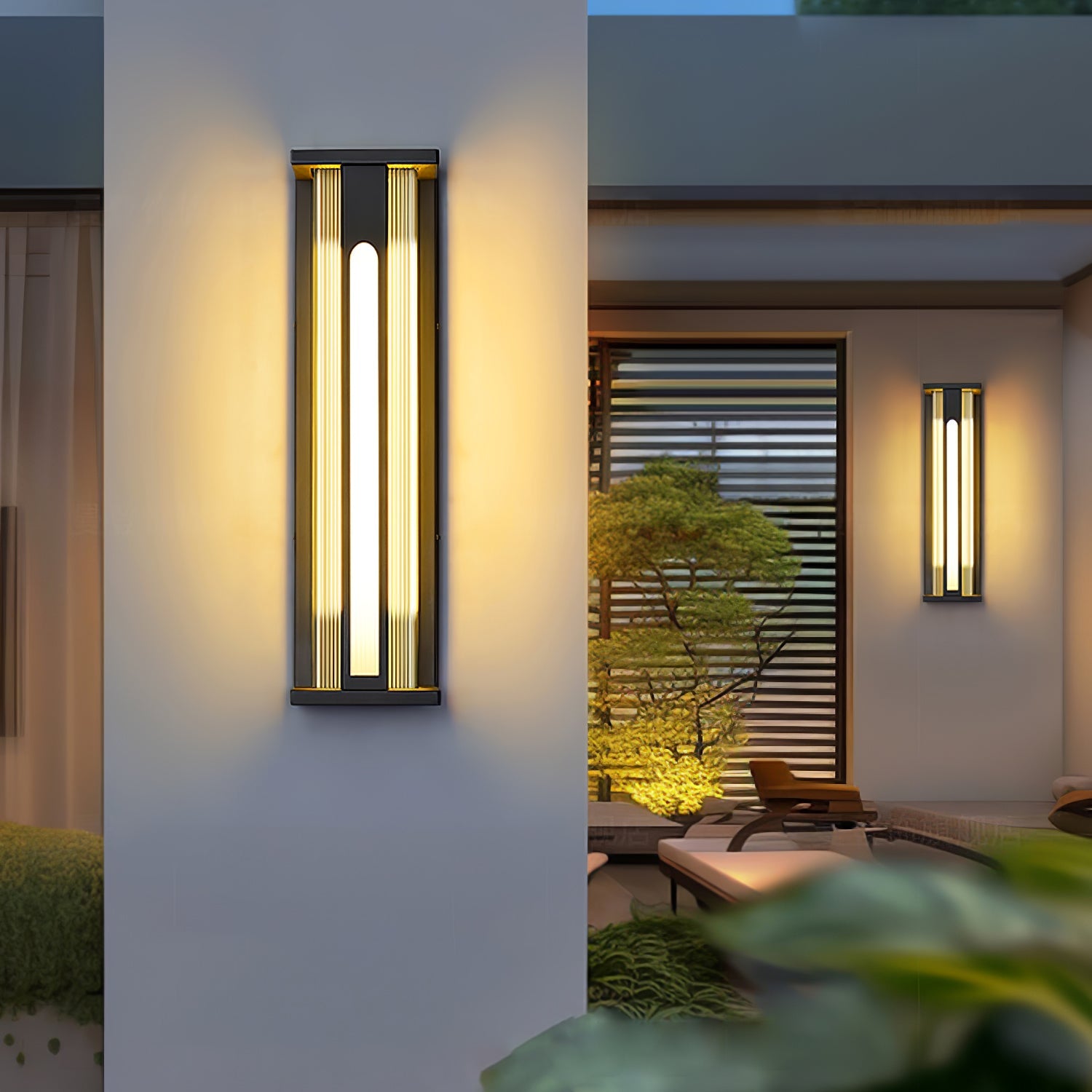 Luminara | Modern Weather-Resistant Outdoor Wall Lantern Light 6