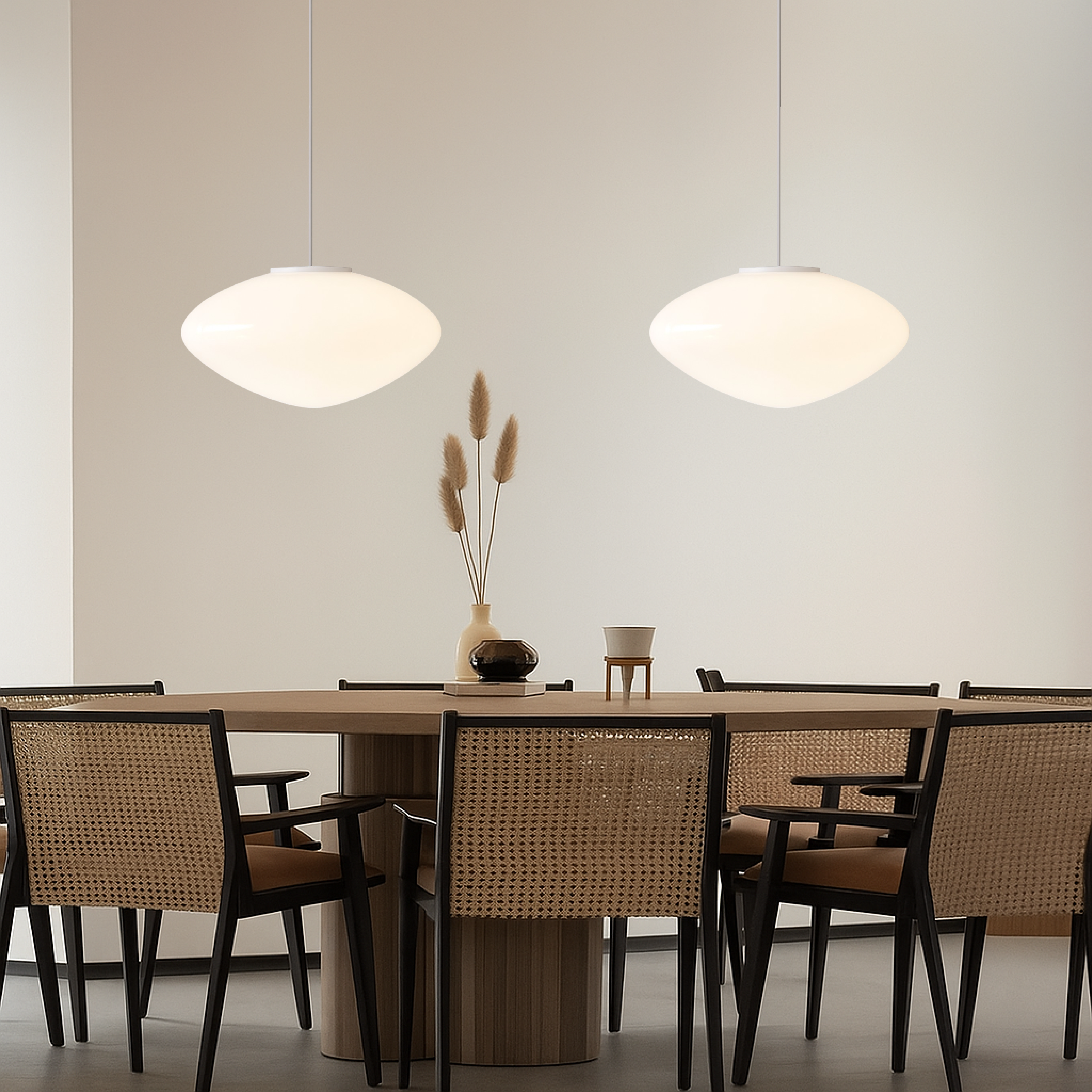 Luminara | Sleek Contemporary Glass Kitchen Pendant Lighting Fixture 2