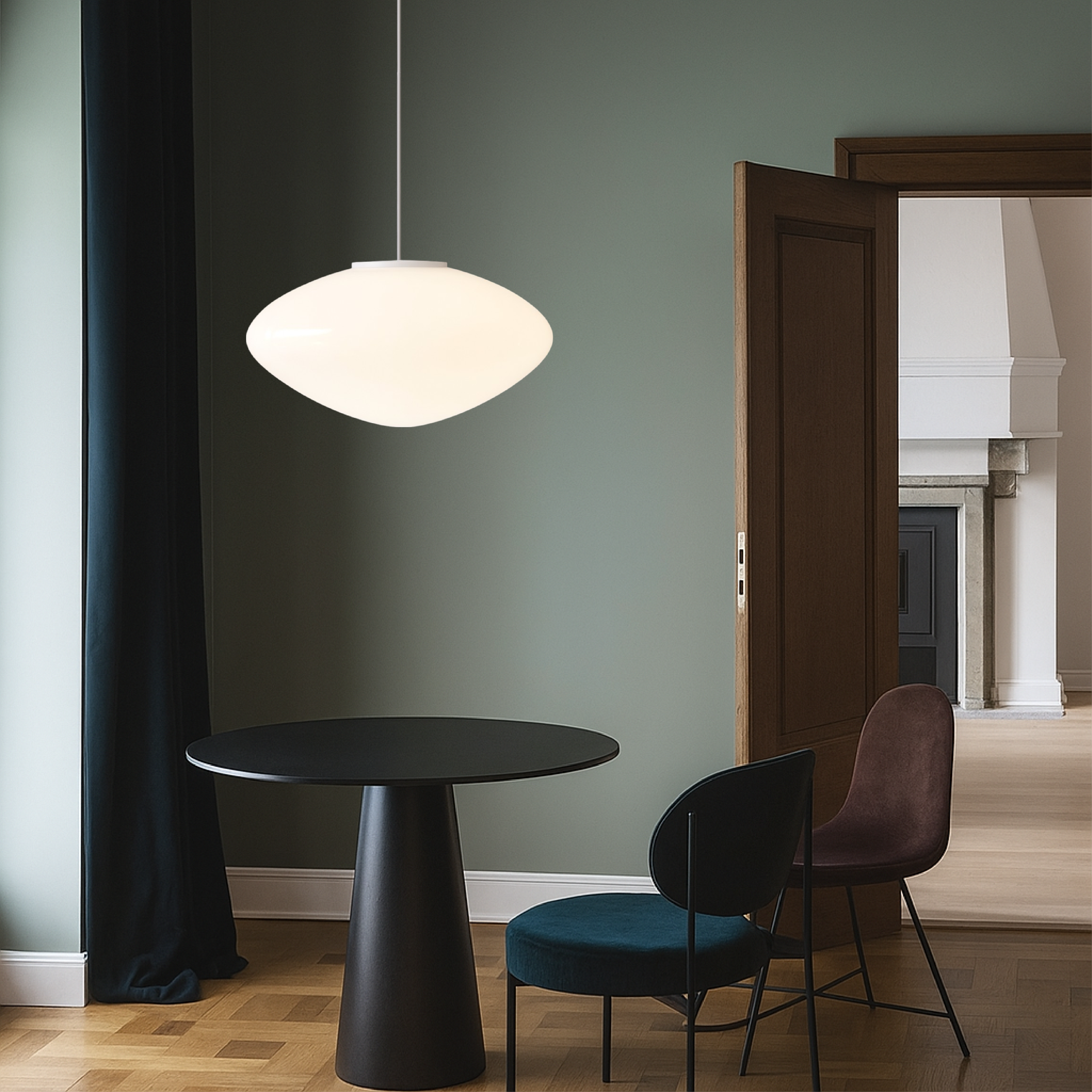 Luminara | Sleek Contemporary Glass Kitchen Pendant Lighting Fixture 4