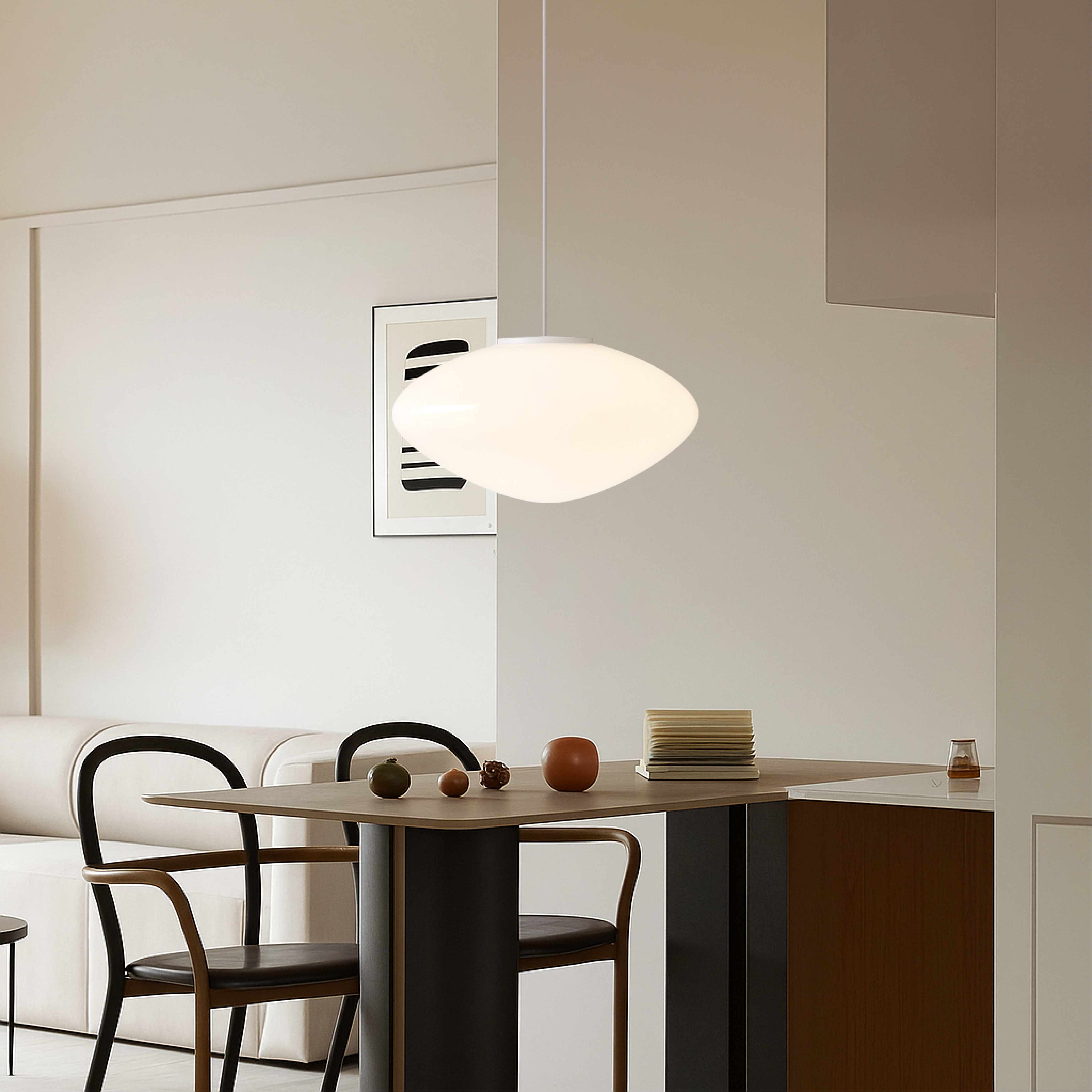 Luminara | Sleek Contemporary Glass Kitchen Pendant Lighting Fixture 5