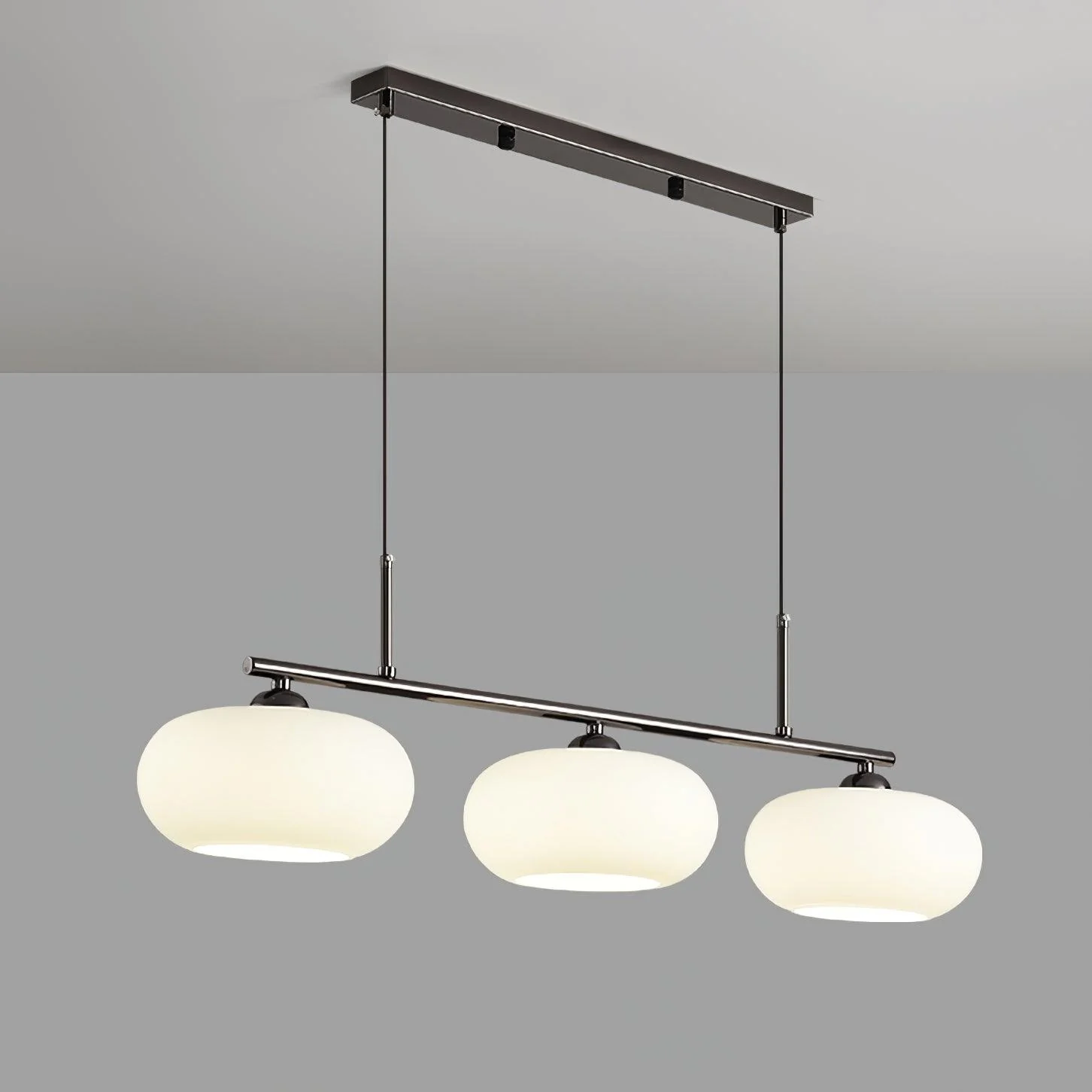 Luminara | Sleek Modern Glass 3-Head Kitchen Pendant Lighting 0