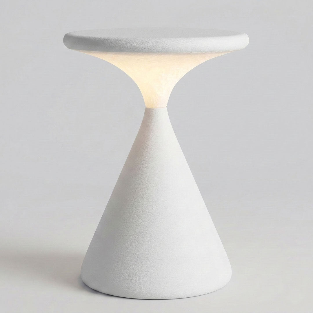 Luminara | Stylish Modern Hourglass Battery Operated Table Lamp