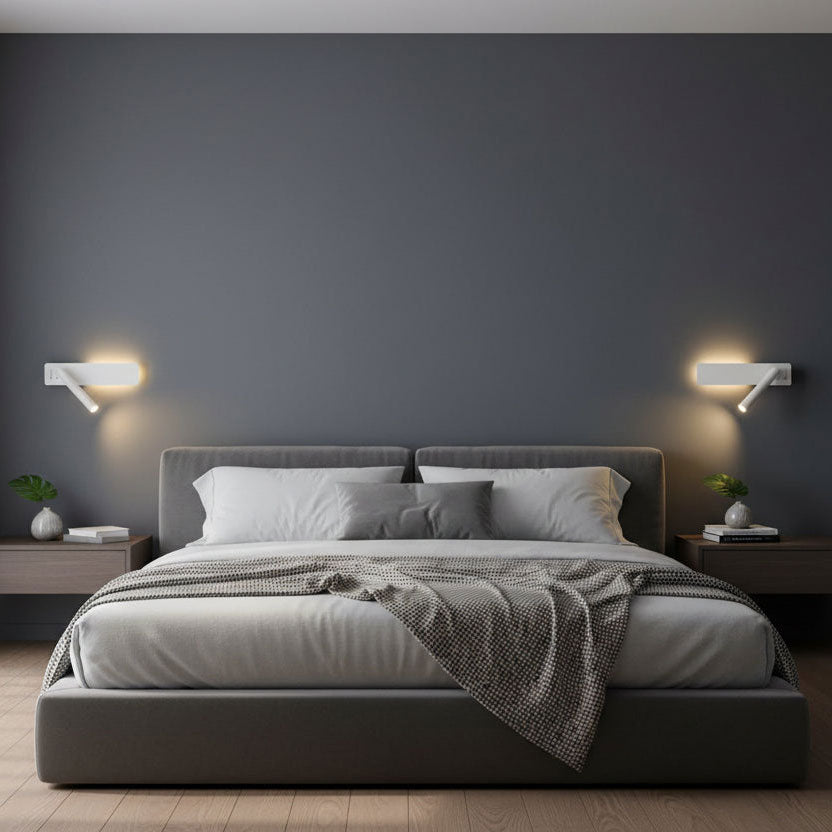 Luminox | Stylish Adjustable Arm LED Wall Light for Modern Bedrooms