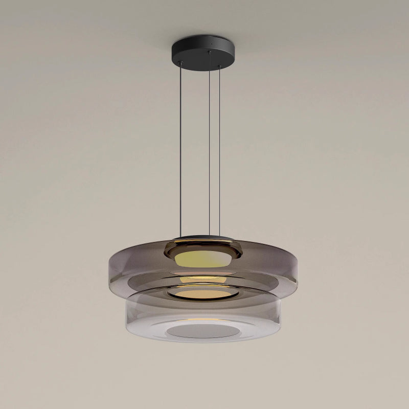 Luxenor | Elegant Luma Glass Pendant Light for Warm Kitchen Glow 2