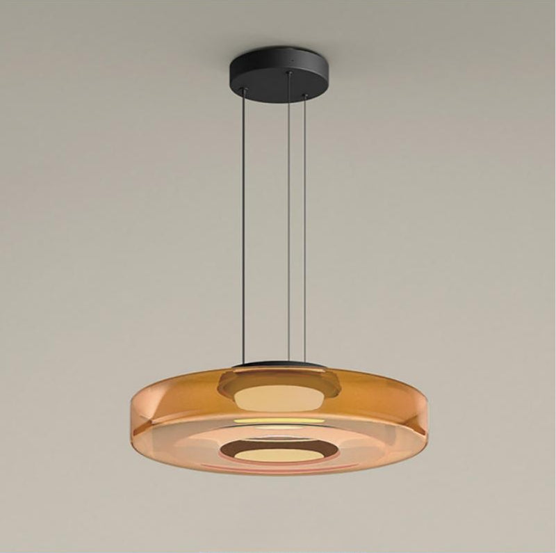 Luxenor | Elegant Luma Glass Pendant Light for Warm Kitchen Glow 3