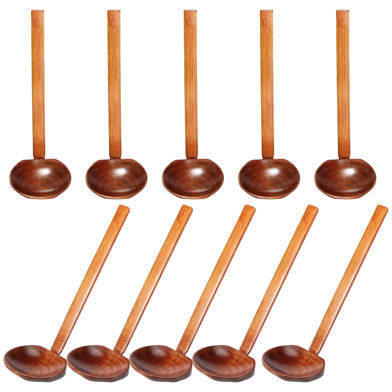 Luxspoon | Elegant Wooden Soup Spoon Set for Comfortable Dining Experience 6