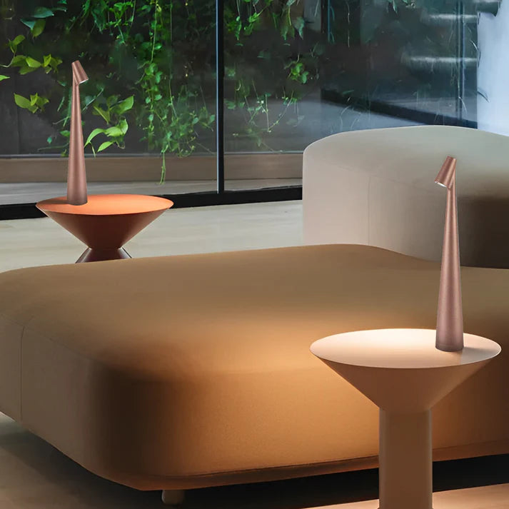 Lynt LED Table Lamp - Minimalist Sculptural Design - Styyler