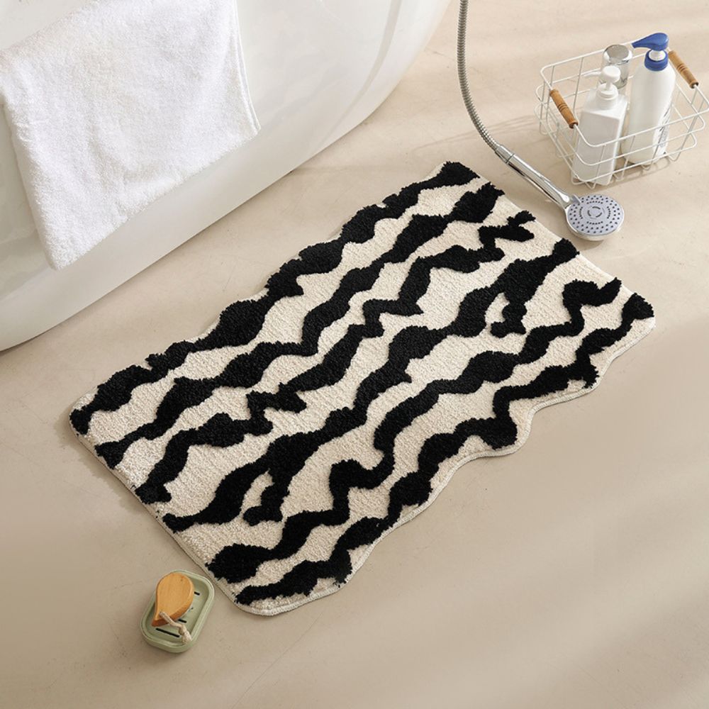 Moroccan Charm | Non-Slip Bath Mat with Soft Fabric for Safe Comfort 7