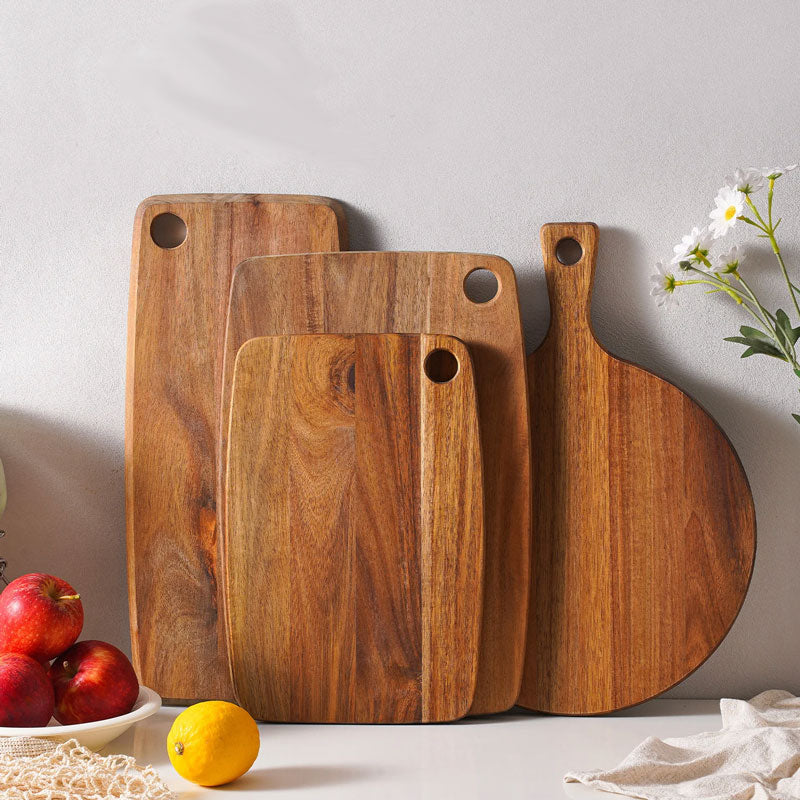 Natural Acacia Wood Cutting Board | Durable Solid Wood Chopping Board