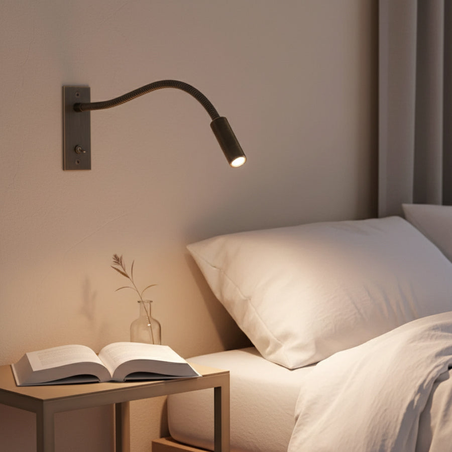 Nexira | Adjustable Metal Spotlight Wall Sconce for Gold & Silver Finish Lighting 3