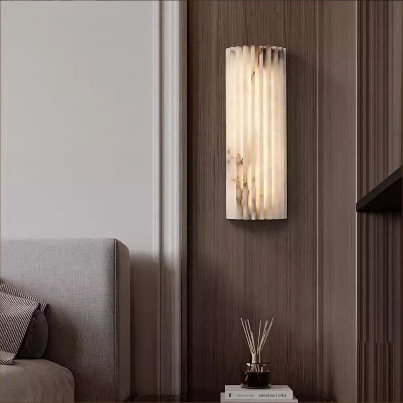 Nexora | Alabaster Wall Light for Dimmable Ambient Glow