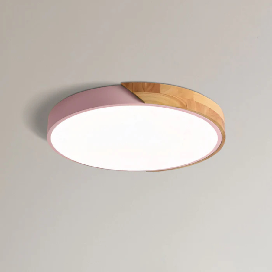 NordicGlow | Elegant Natural Wood LED Ceiling Light Fixture 10