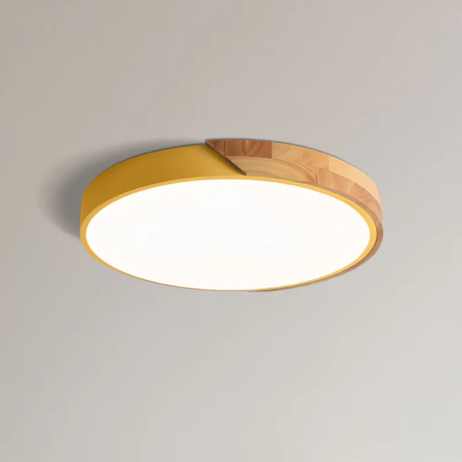 NordicGlow | Elegant Natural Wood LED Ceiling Light Fixture 13
