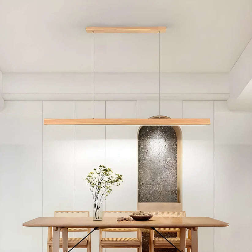 NordicGlow | Stylish Modern Wooden Kitchen Pendant Lighting Fixture 0