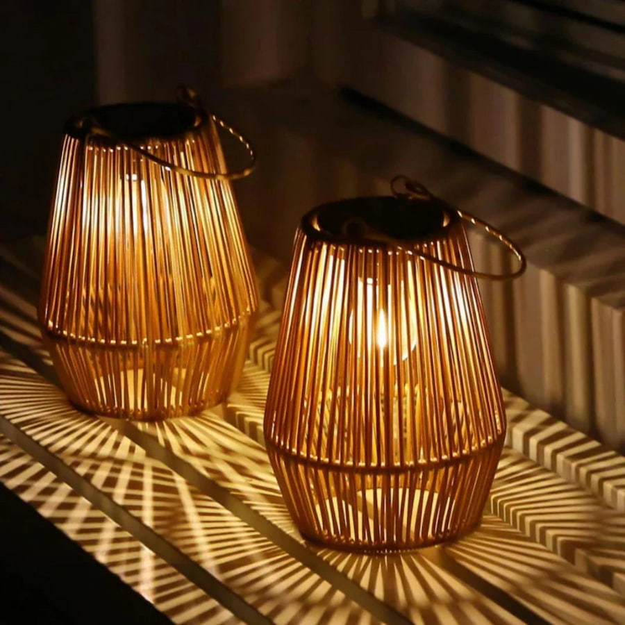 Noreva | Handcrafted Solar Lantern for Outdoor Warm Ambient Glow 2