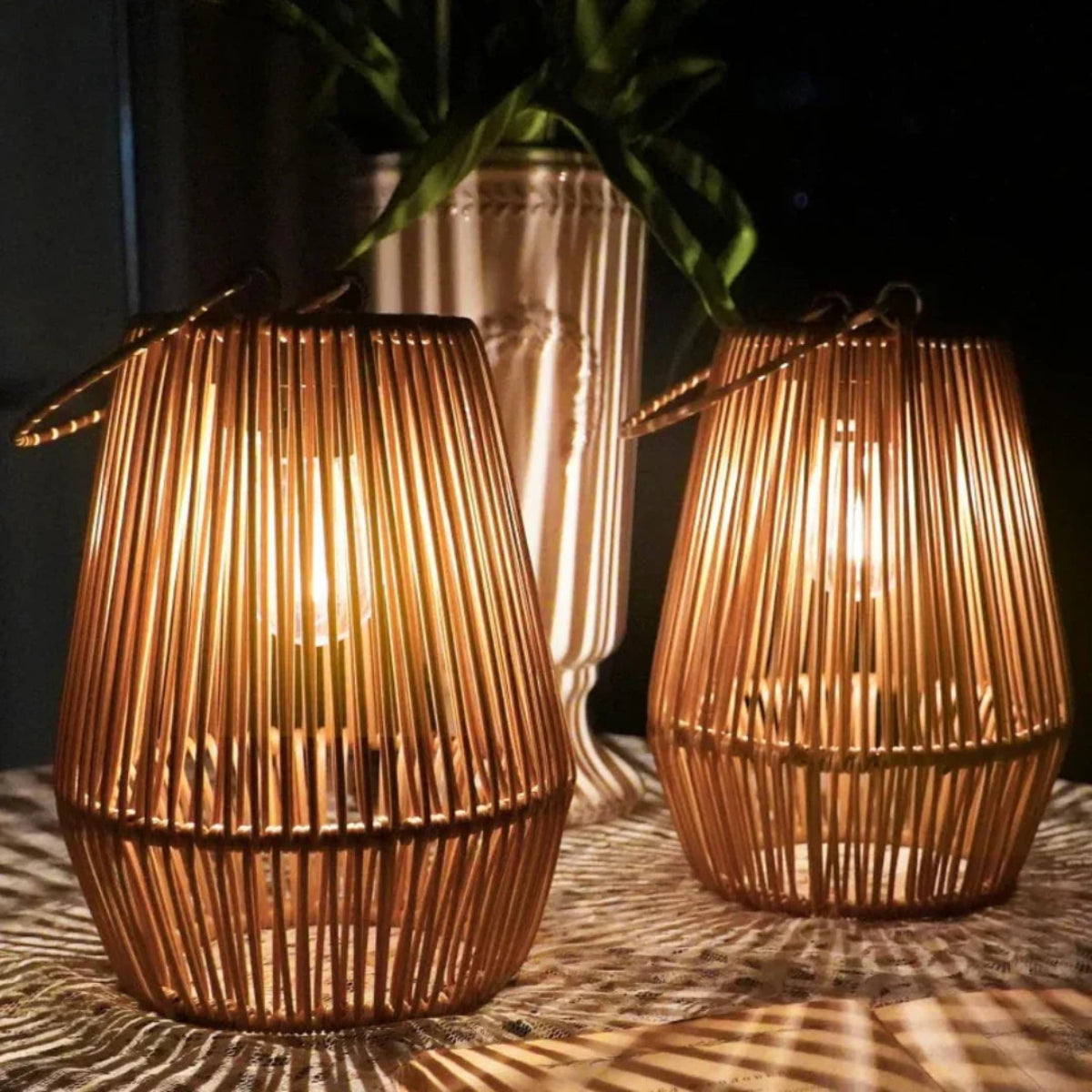 Noreva | Handcrafted Solar Lantern for Outdoor Warm Ambient Glow 4