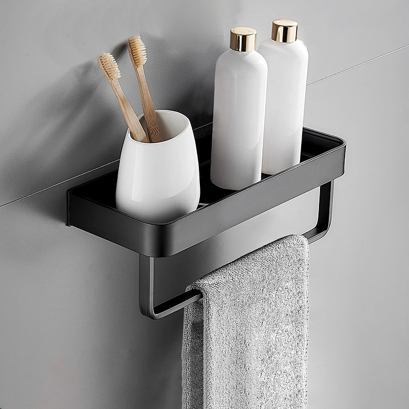Nox Bathroom Shelf - Anti-Rust Metal Storage in Matte Black, Multiple Size Options 11