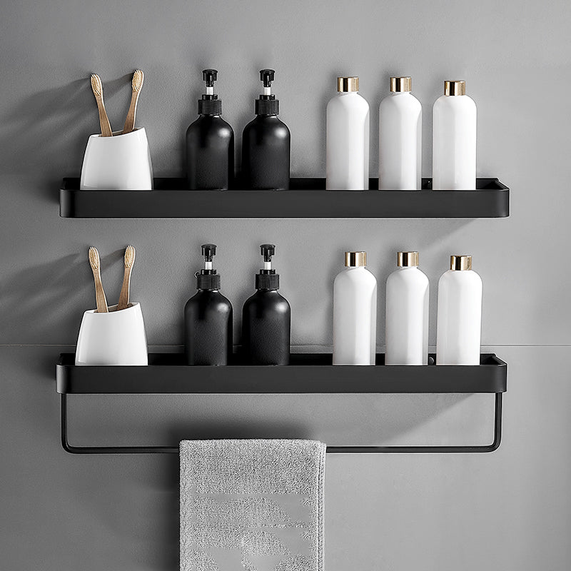 Nox Bathroom Shelf - Anti-Rust Metal Storage in Matte Black, Multiple Size Options 18