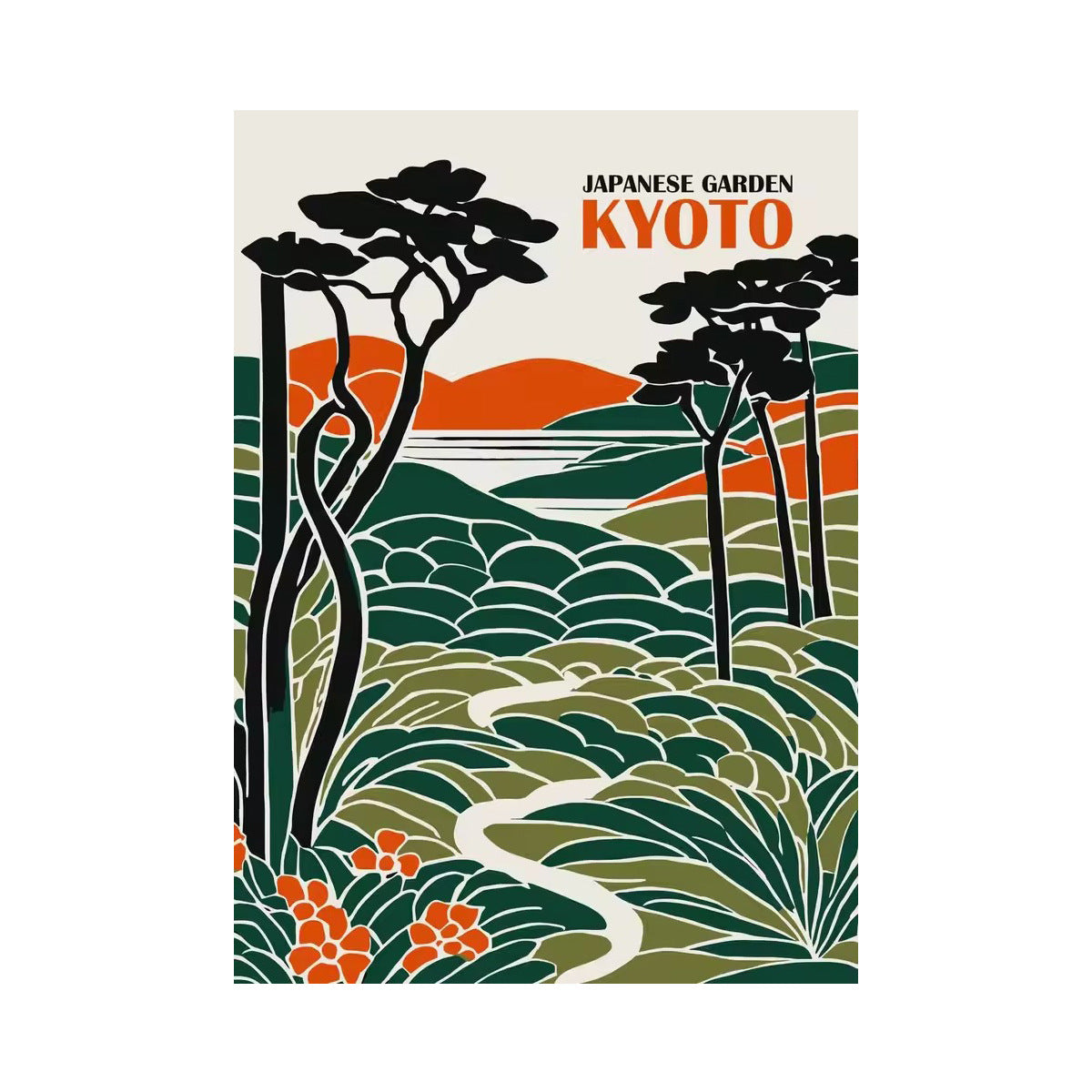 Retro Japanese Poster Prints | 20th Century Vintage Wall Art on Canvas - Styyler