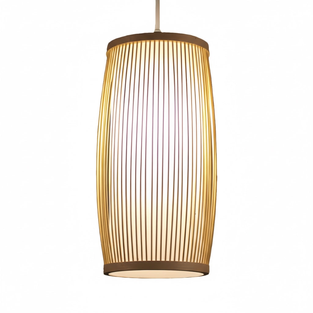 OXYN Bamboo Room Hanging Lamp | Modern Rustic Ceiling Lamp