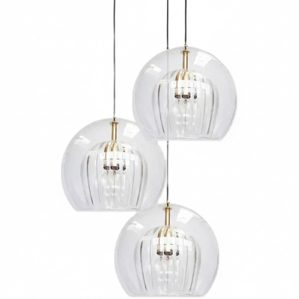 Olivia Pendant Lamp | Modern Minimalist Industrial Glass Lighting