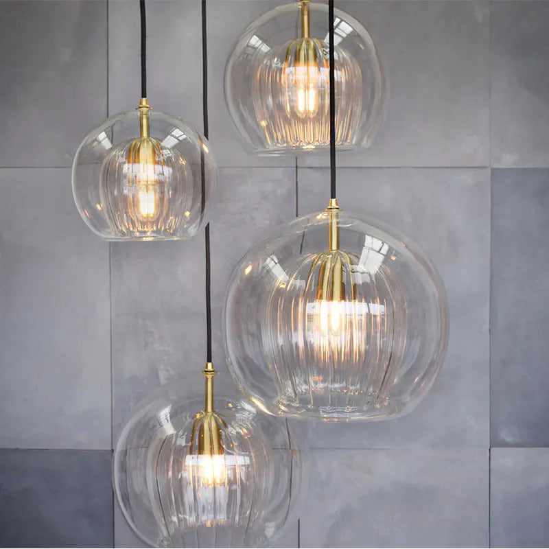 Olivia Pendant Lamp | Modern Minimalist Industrial Glass Lighting