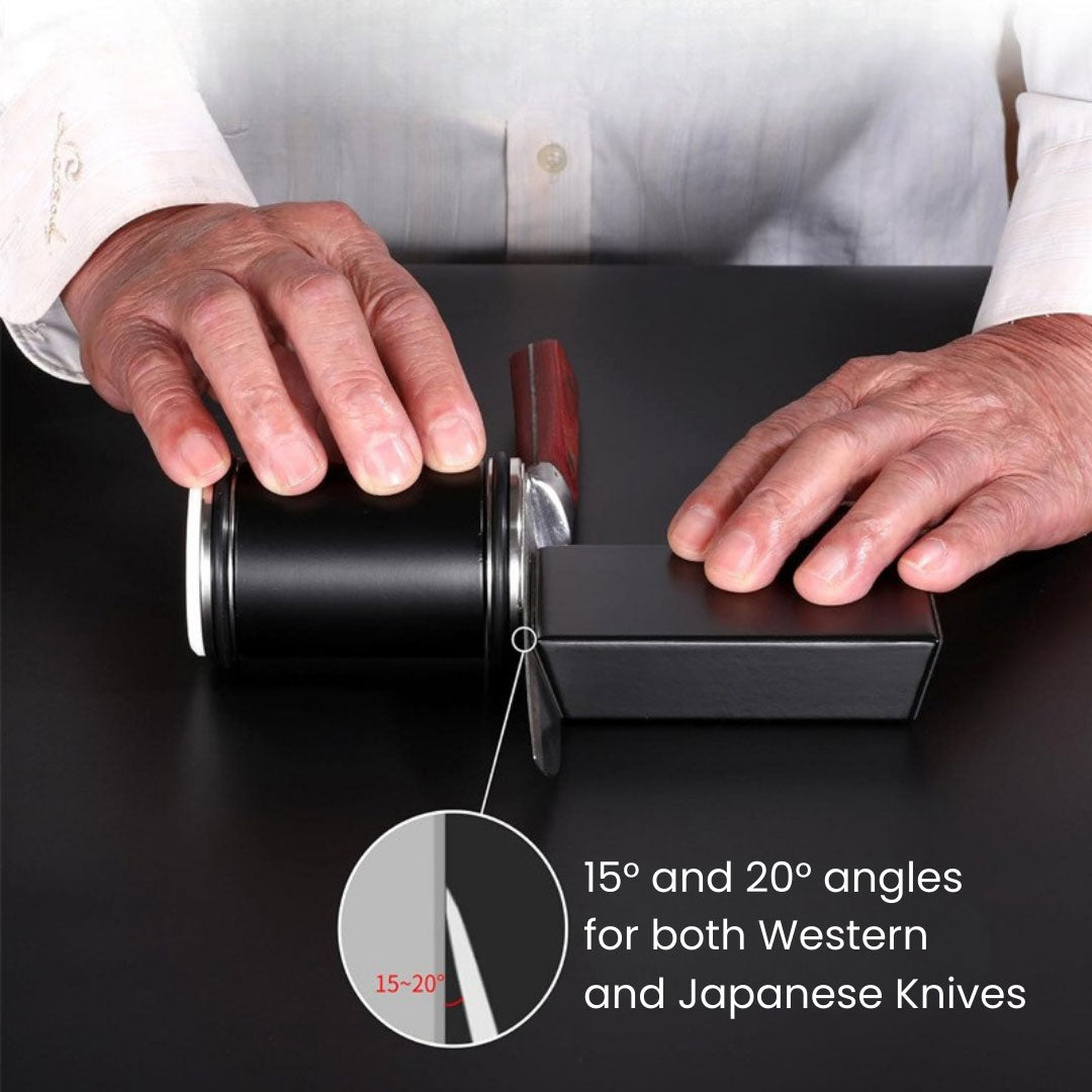 Onyx | Diamond Kitchen Knife Sharpener | Dual-Grit Magnetic Design