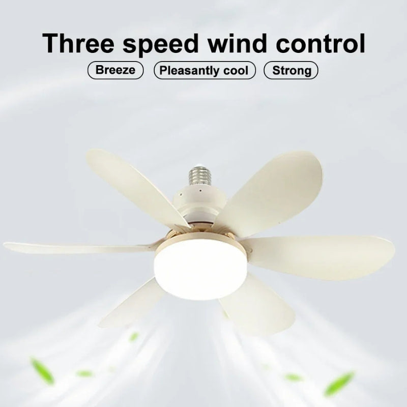 Orinae | Modern Ceiling Fan Light with Remote for Adjustable Bedroom Glow