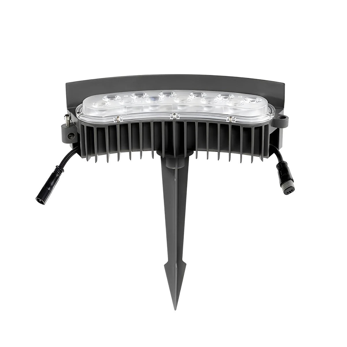 Outdoor LED Landscape Arc Ring Light with IP65 Waterproof Aluminum Frame – Warm White and RGB Options for Garden and Pathway Illumination 0