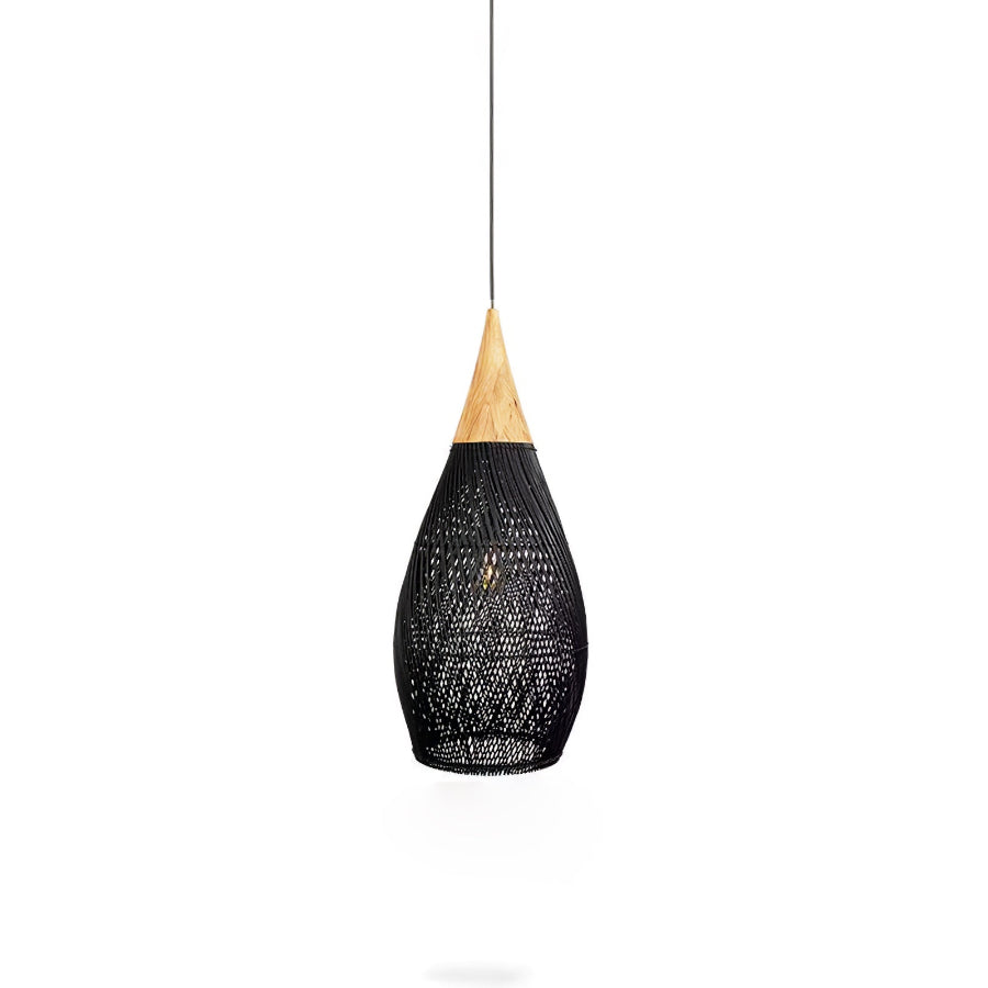 RattanGlow | Elegant Handcrafted Organic Rattan Pendant Light Fixture 22