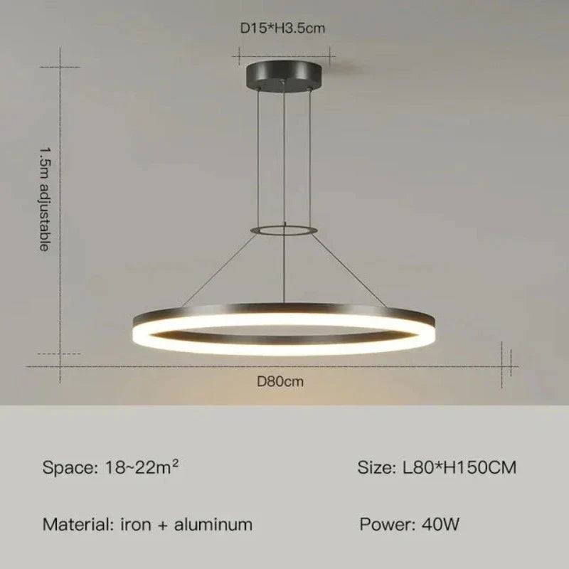 Rivo | Sophisticated Modern Hanging Pendant Light for Kitchen 4